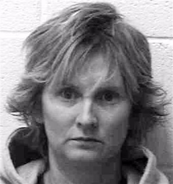 A photo from the Meriwether County, Ga., Sheriff's Department shows Lynn Middlebrooks Geter. Geter, 38, is charged with one count each of animal cruelty, child cruelty and battery. 